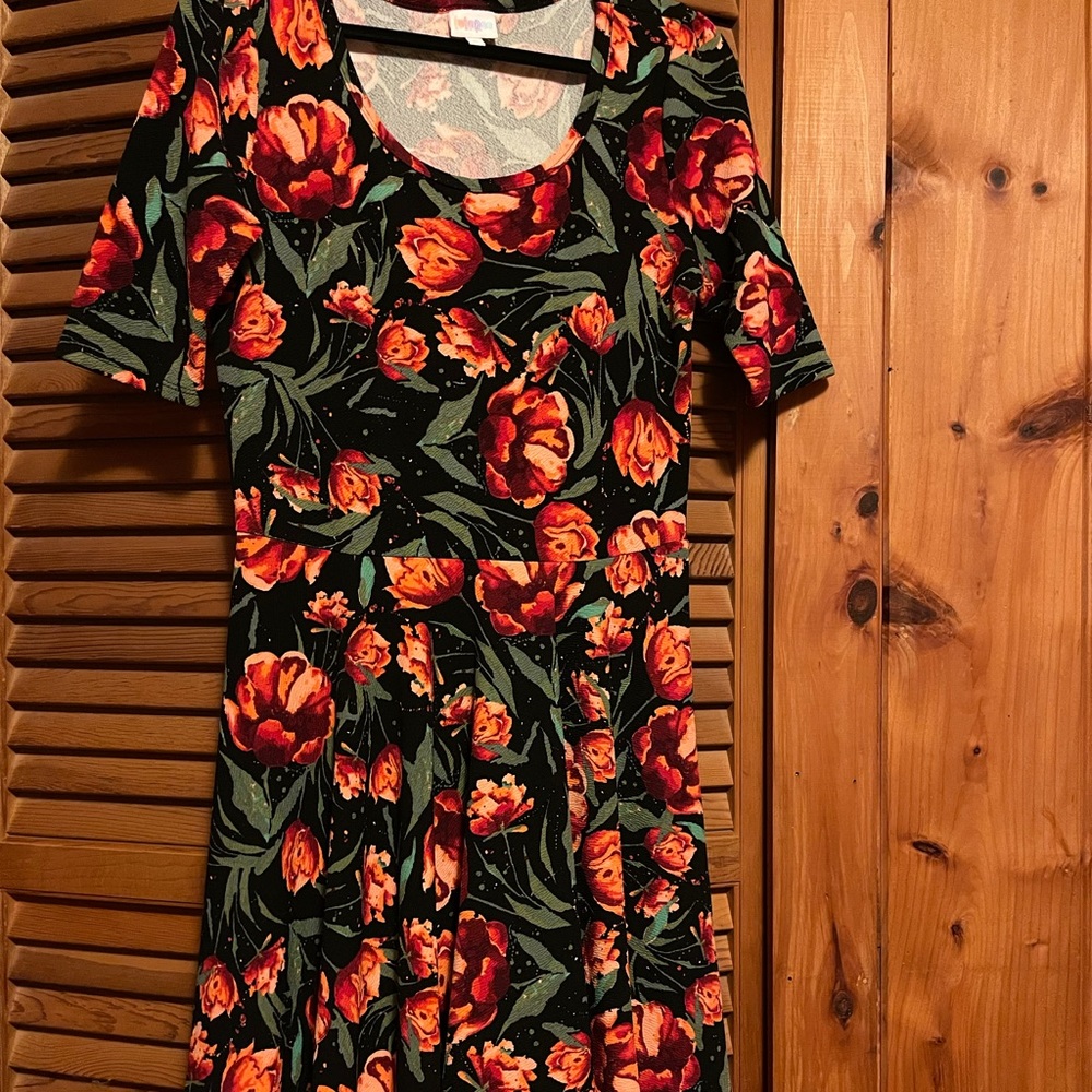 EUC lularoe floral dress